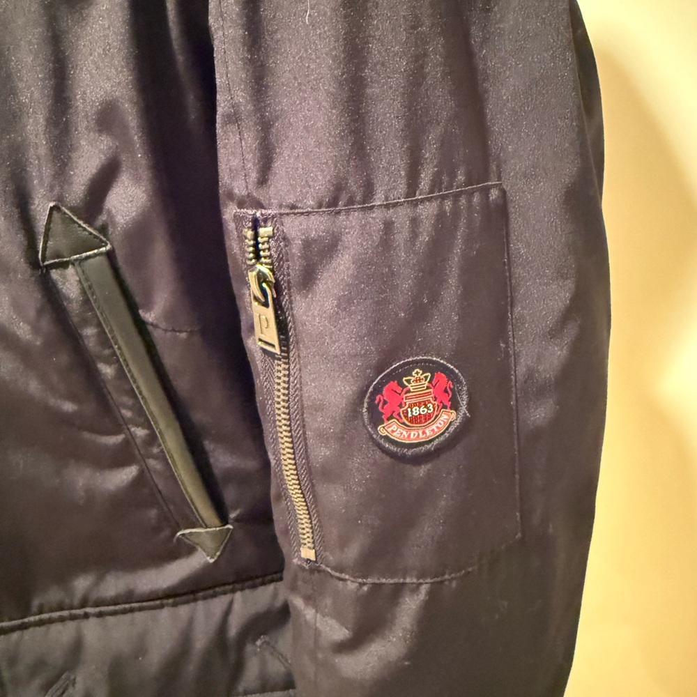 Pendleton Black Ski Jacket With High Collar And I… - image 6